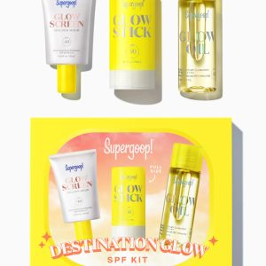 supergoop Destination Glow SPF Kit