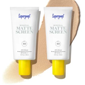 supergoop Mineral Mattescreen SPF 40 - 2 pack