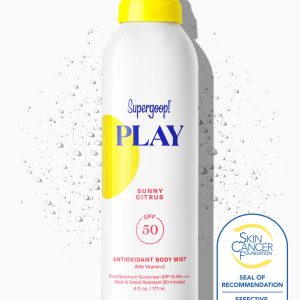 supergoop PLAY Antioxidant Body Mist SPF 50 with Vitamin C